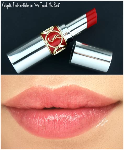 ysl volupte tint in balm swatches|YSL lip balm swatches.